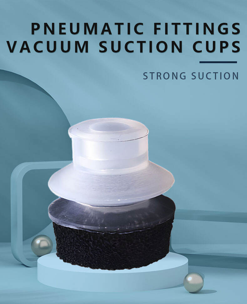 Industry robot arm 10mm30mm50mm high quality small sponge silicone suction cup details