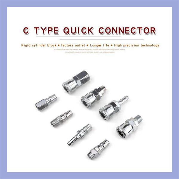Durable and Rust-Resistant Pneumatic Straight Connectors