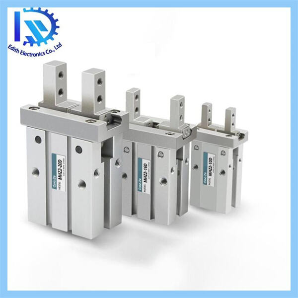 Guided air cylinders for improved positioning accuracy