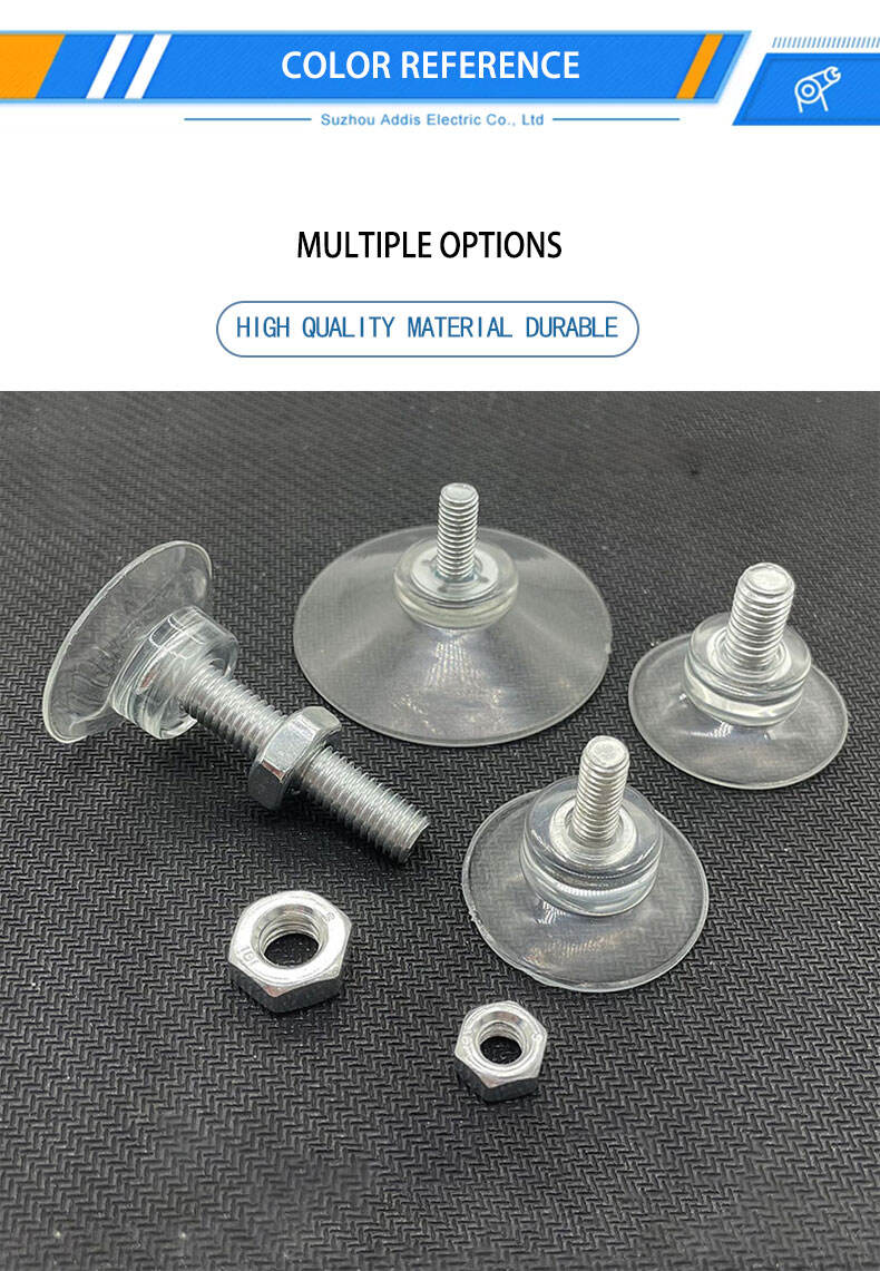 HOT 5/6/8mm strong transparent sucker small clear silicone suction cup with screw details