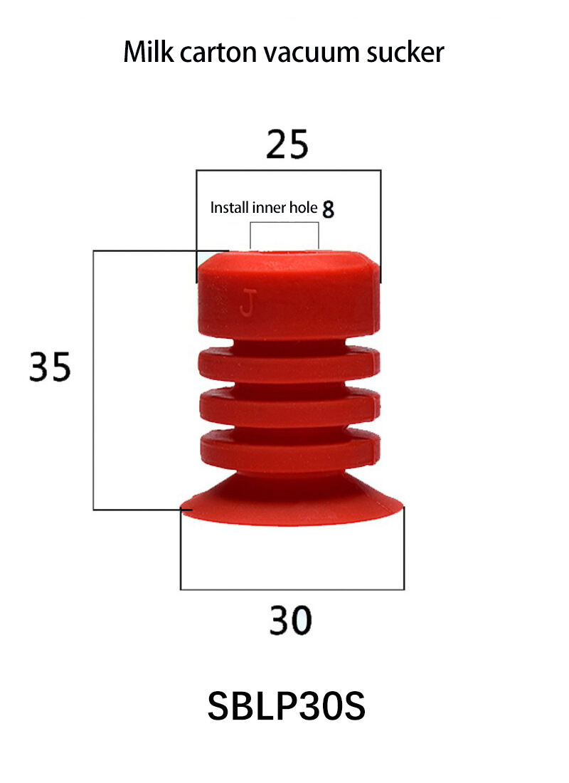 Industrial Manipulator With Suction Nozzle Milk Carton Vacuum Suction Cup For Food Packaging factory