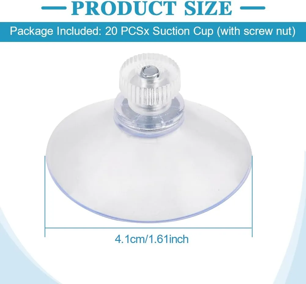 PVC Clear Metal Suction Cup Sucker And Vacuum Suction Cups For Glass Strong Rubber Vacuum Custom Suction Cup With Screw supplier