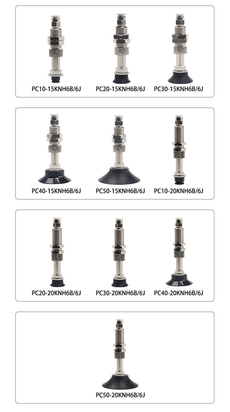 pneumatic fittings industrial high quality robot arm rubber silicone vacuum suction cup supplier