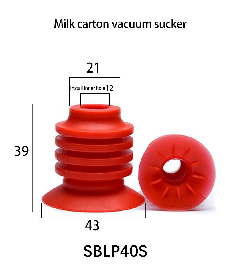 Industrial Manipulator With Suction Nozzle Milk Carton Vacuum Suction Cup For Food Packaging manufacture
