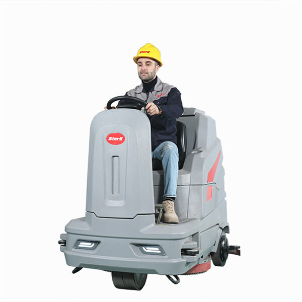 Application of The Ride-On Floor Scrubber Machine: