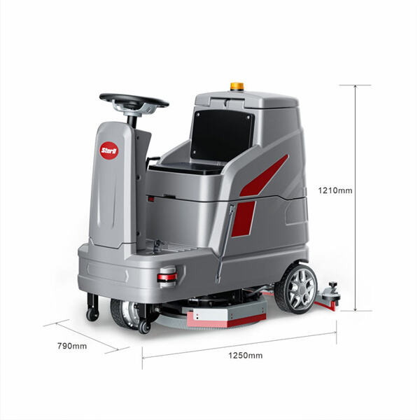 Using Ride-On Floor Scrubbers: