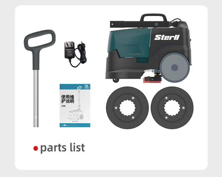Tragbarer Lithium-Elektro-Bodenwäscher, Haushaltsreinigungsmaschine, Mini-Hand-Push-Bodenwäscher, Details
