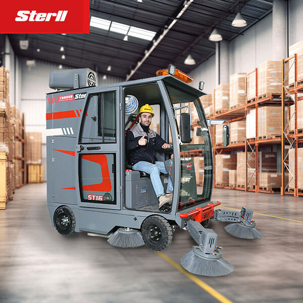 How to Use a Ride-On Sweeper Machine