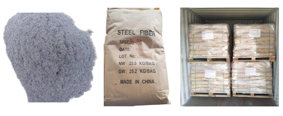 Steel wool and steel fiber used for friction materials factory