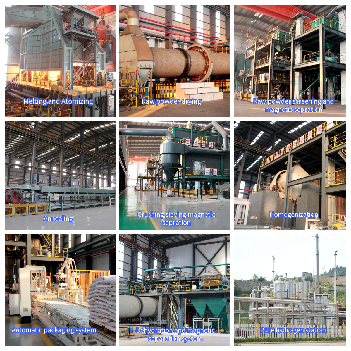 Ultra Fine 300 Mesh Iron Powder factory