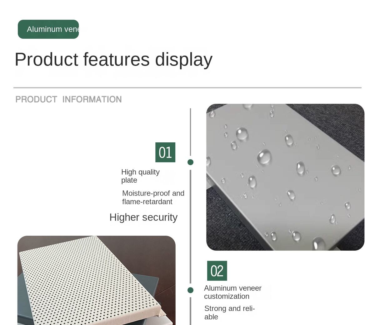 Custom-Made Wood Grain Colored Metal Aluminum Fireproof Anti-corrosion Interlocking Flat Special-Shaped Panels for Ceilings manufacture