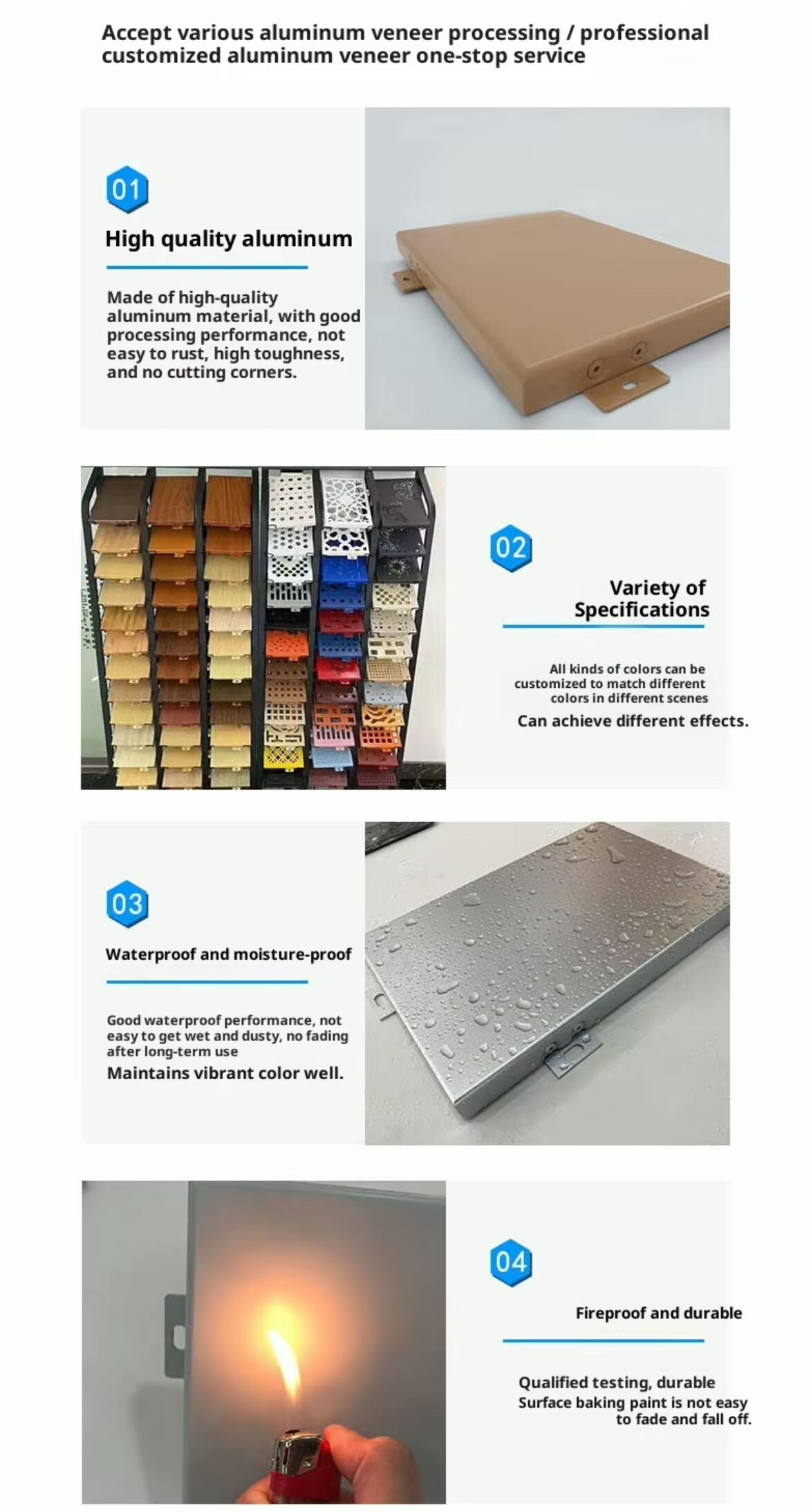 Modern Aluminum Veneer Curtain Wall Exterior Door Head and Plate with Anti-Scratch Finish 1.5-3.0mm Thick supplier