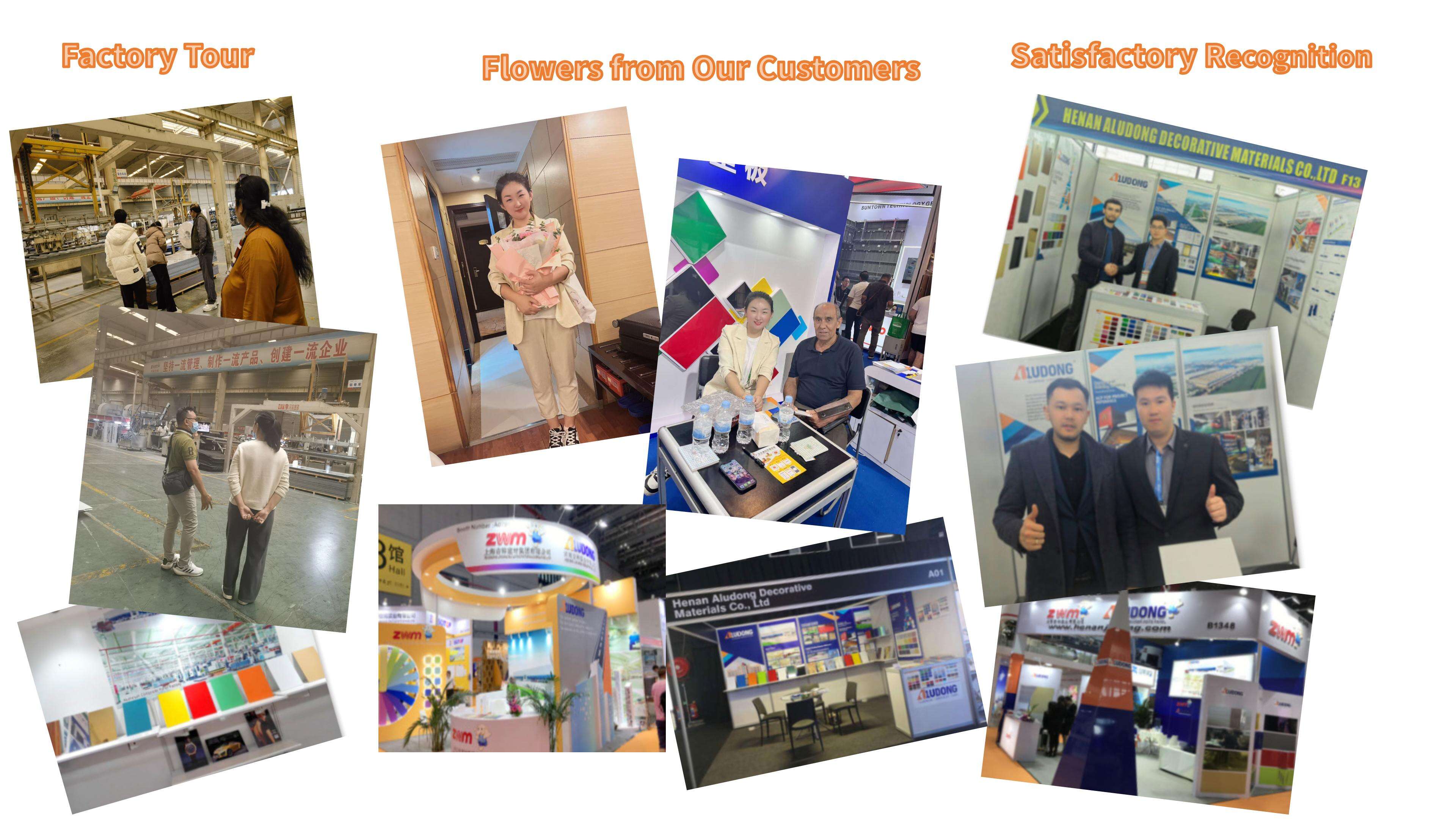 Direct Factory Supply Silver/Gold Mirror PE or PVDF Coating Aluminum Composite Panel for Cladding and Construction Decoration manufacture