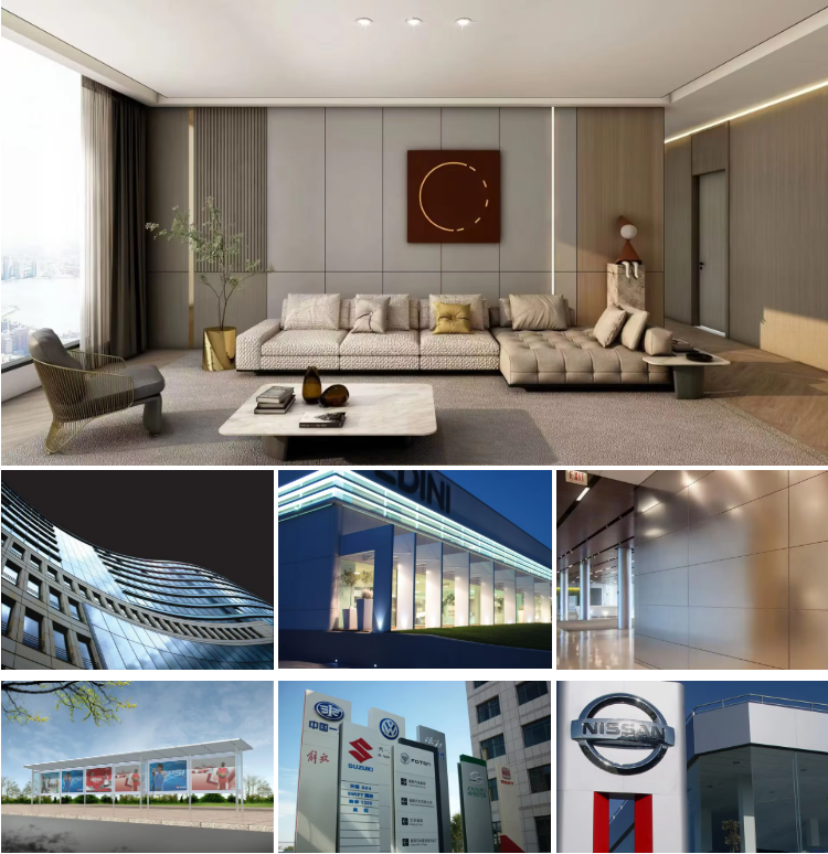 12mm Aluminum Honeycomb Fireproof Indoor Large Ceiling Wall Panels Aluminum Alloy Wallboard Honeycomb Composite Panels supplier