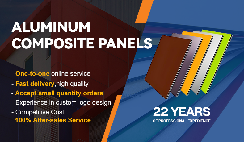 product direct factory supply custom color and size 4mm pvdf coated aluminum composite panels for facade cladding fireproof class a2-0