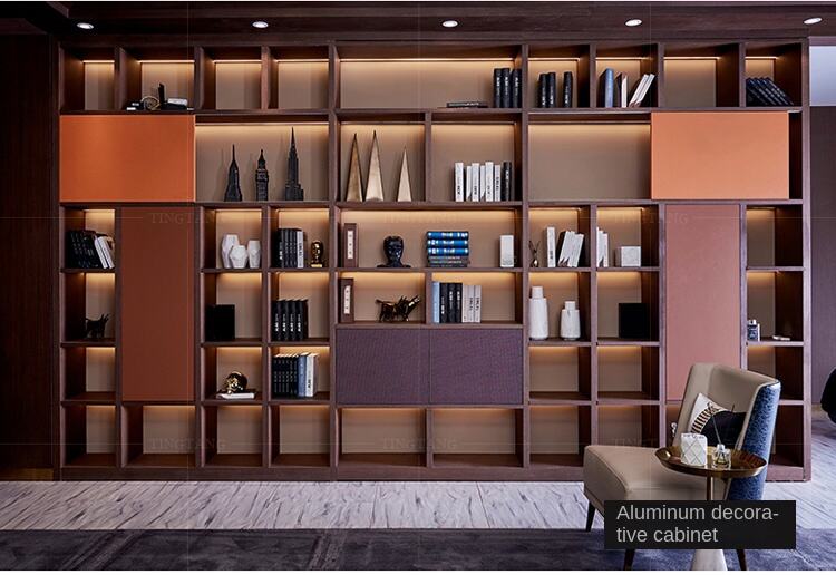 Wood Grain Anti-static Water Proof Aluminum Composite Panels Can Be Directly Stuck to the Wall details