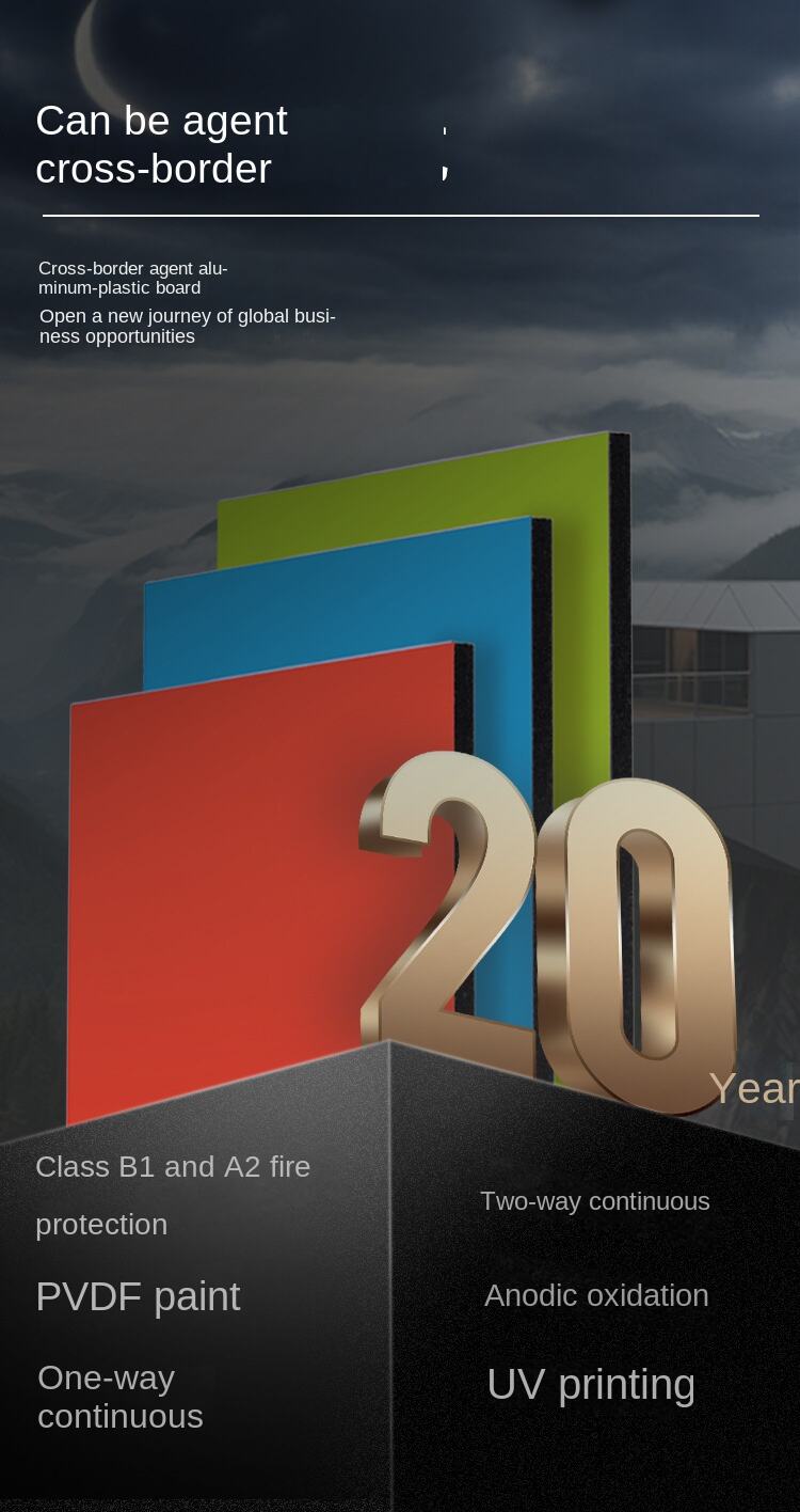 Modern High-Strength Self-Cleaning Nano-Coated 4mm Aluminum Composite for Outdoor Construction Hotel Anti-Static Fireproof manufacture