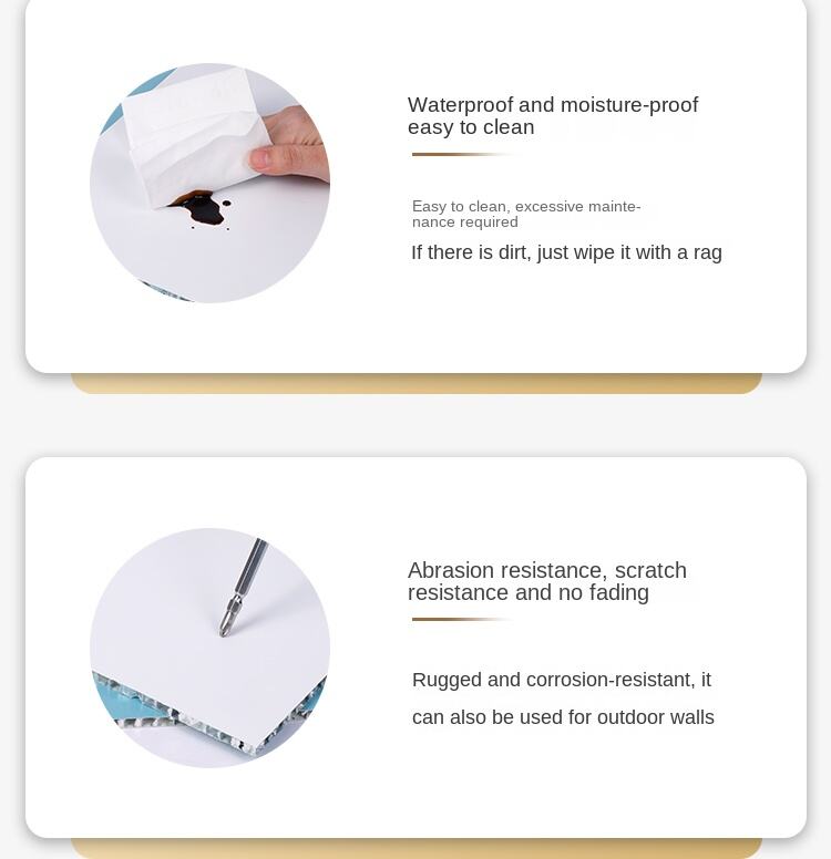 Honeycomb Aluminum Alloy Wall Panel All Aluminum Self-Contained Large Plate for Kitchen Integrated Ceiling Wall Decoration Panel factory