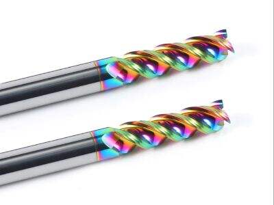 What's the difference between flat ball angle radius end mill?