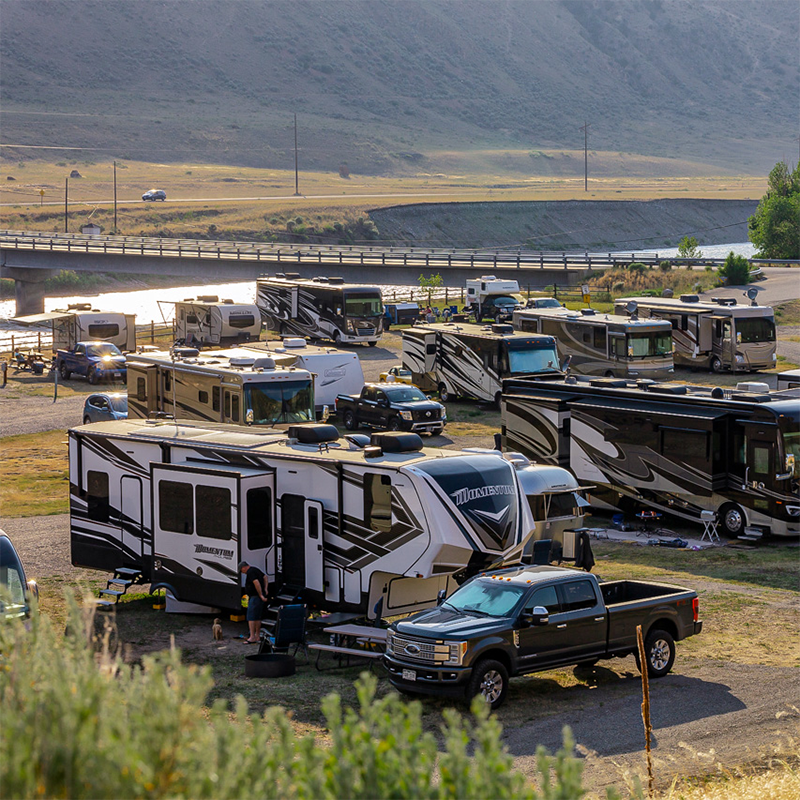 Shade Awnings for RV Parks & Campsites