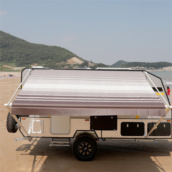 Transformez votre remorque en un oasis de détente avec une véranda facile à installer