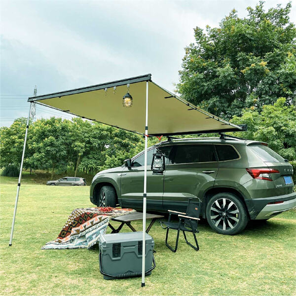 Bleib vor den Elementen geschützt mit einer robusten Camping-Auto-Sonnenschutzplane