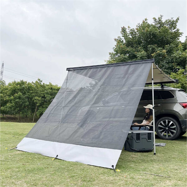 Damhin ang Ultimate Camping Setup na may Car Awning Side