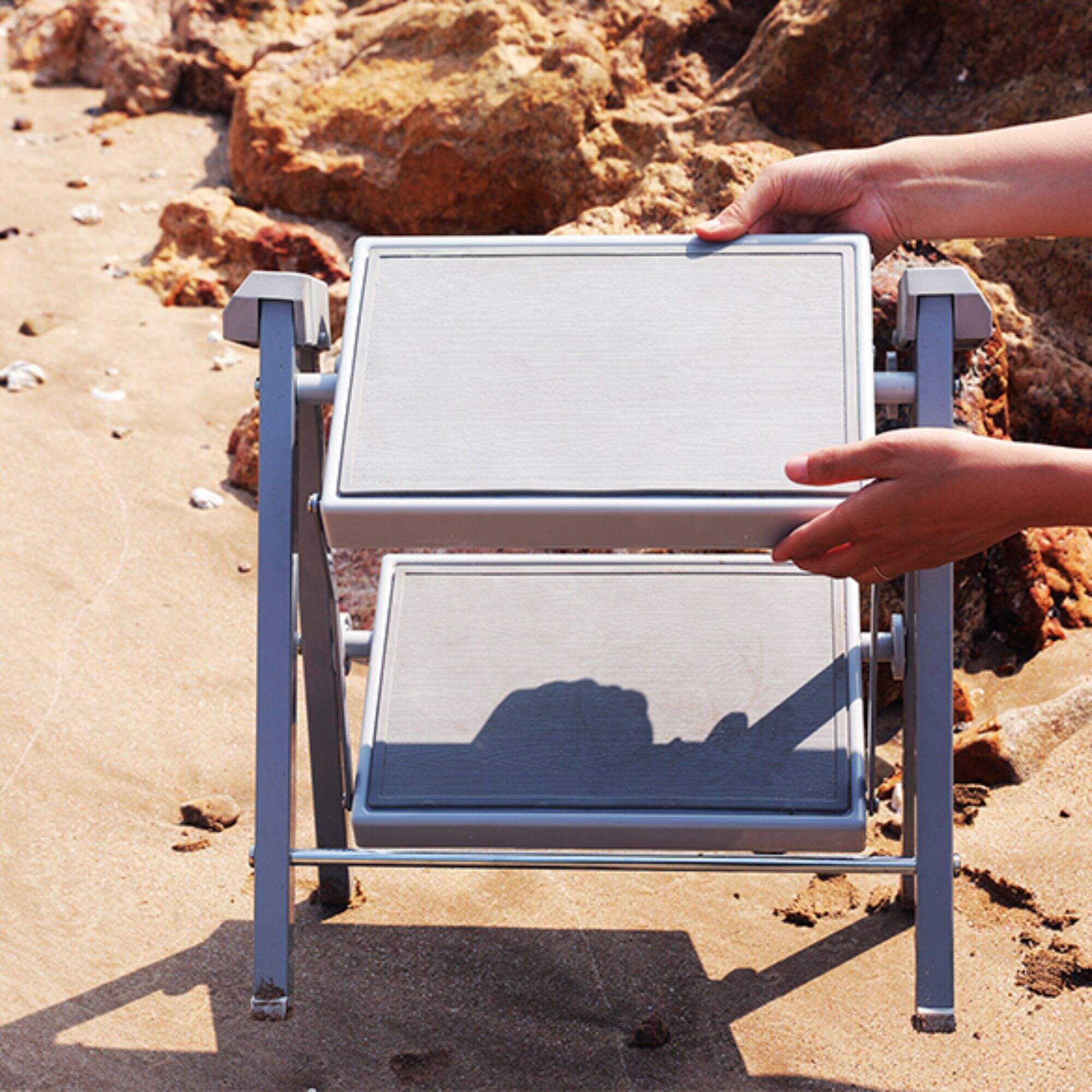 Folding double Steps