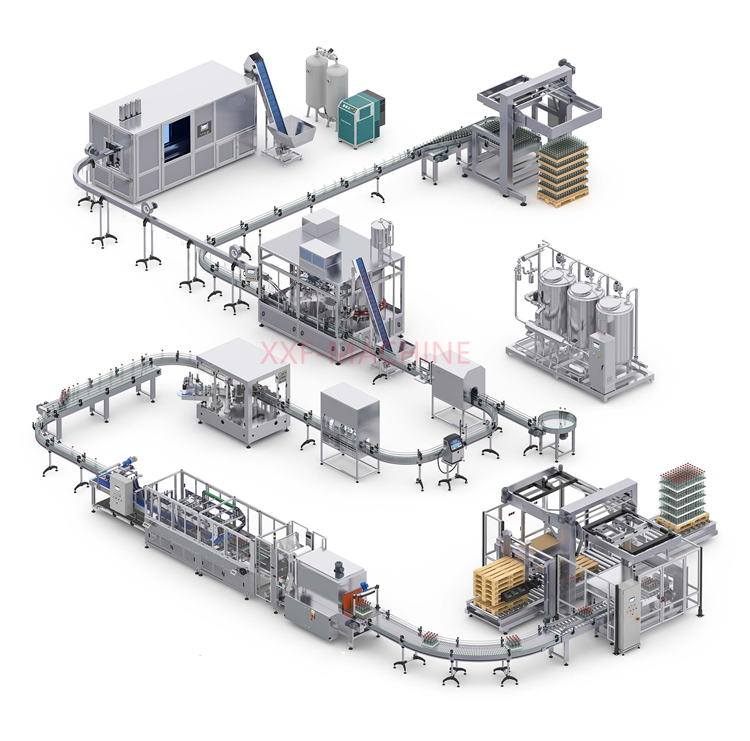 Small Bottle Vial Water Filling Line