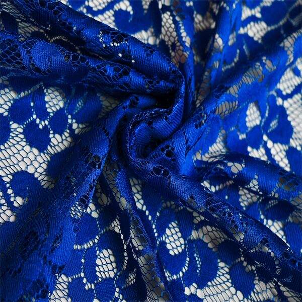 The Regal Aura of Royal Blue Stretch Lace