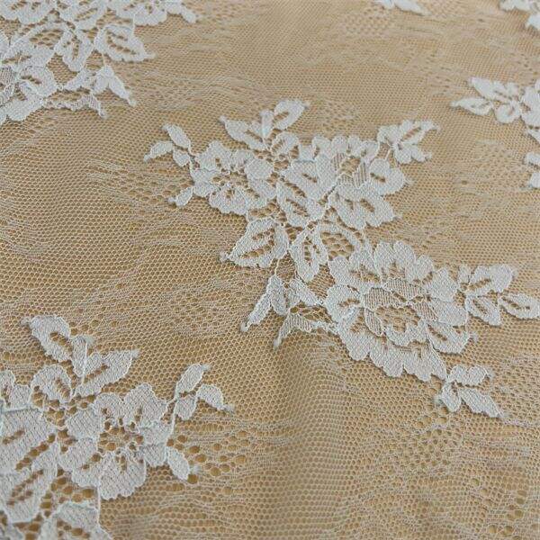 The Romance of White Bridal Lace Fabric