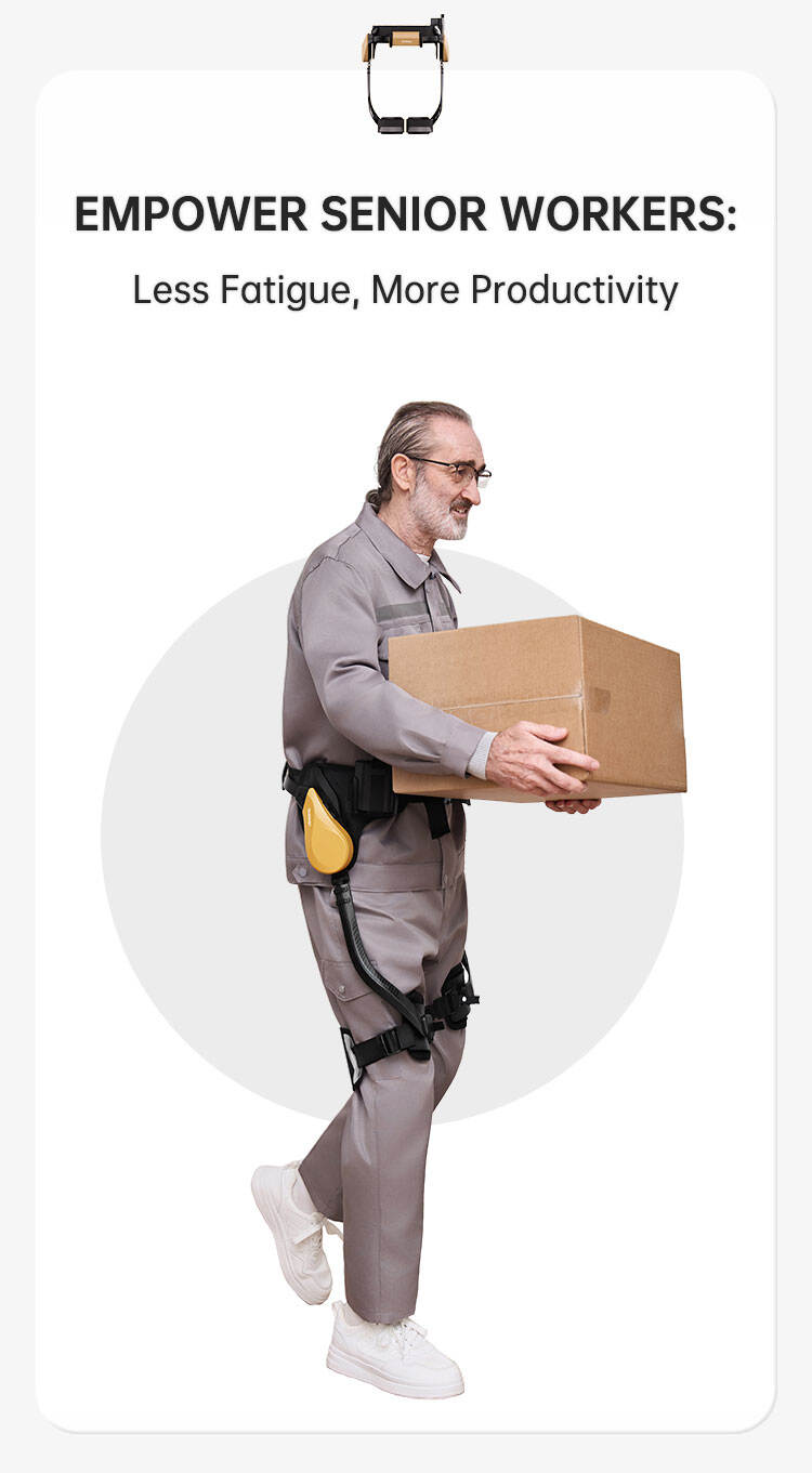Ultralight Adjustable Fit 16um High Torque Motors Innovative  Robotic Exoskeleton for Seniors Enhancing Walking Independence supplier