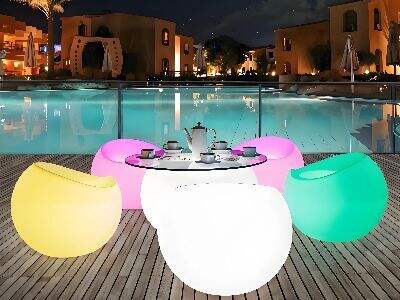 مебل بیرونی LED برای استفاده در تمام فصول سال