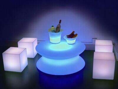 ما الذي يجعل أثاث LED مثاليًا للمناسبات الليلية