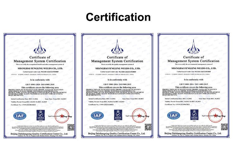 Red Blue Yellow Black Head Thoriated Tungsten Rod for Welding WP WT20 WC20 WY20 WL20 ISO9001 Certified manufacture