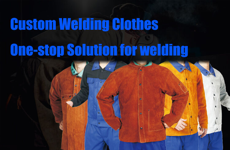 TKweld Customer Large XXXXL Size Leather Welding Uniform Heat Resistant Safety Clothing Welding Work Clothes details