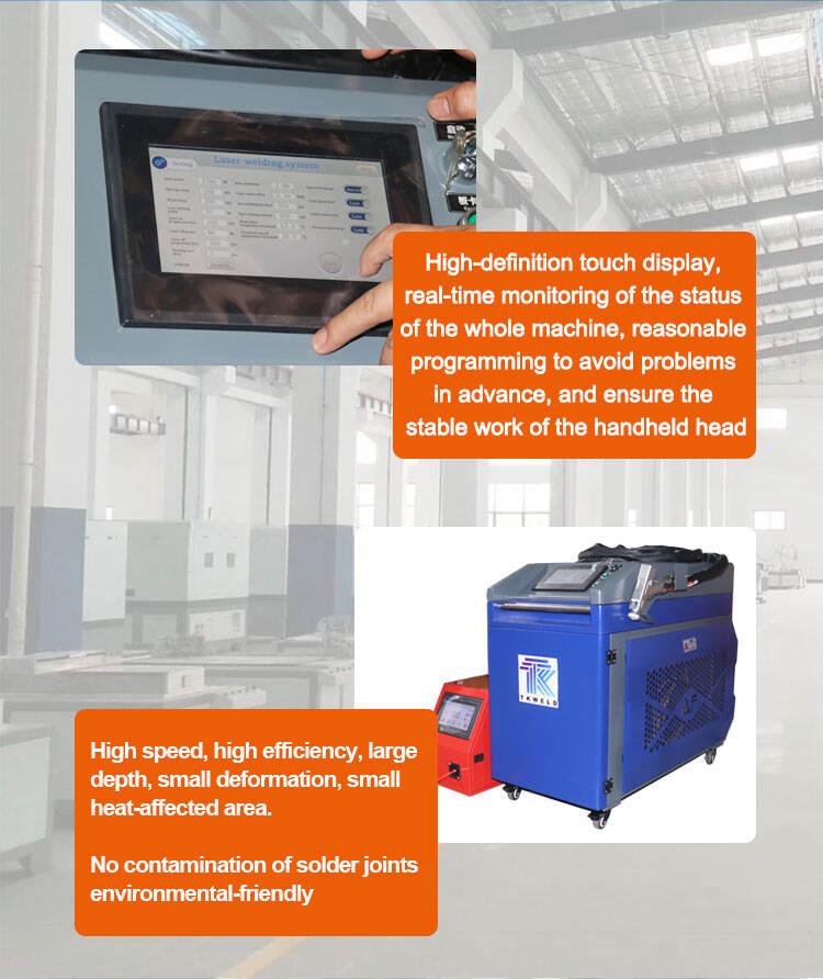 2025 Hot Sale 800W 1200W 3-in-1 Multifunction Metal Fiber Laser Welder New Condition for Rust Removal Cleaning Various Purposes factory