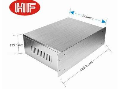 Mga kahon na gawa sa sheet metal na sumusunod sa pamantayan ng NEMA 4X kasama ang mga plato para sa gland na maaaring tanggalin para sa madaling pagpasok ng kable