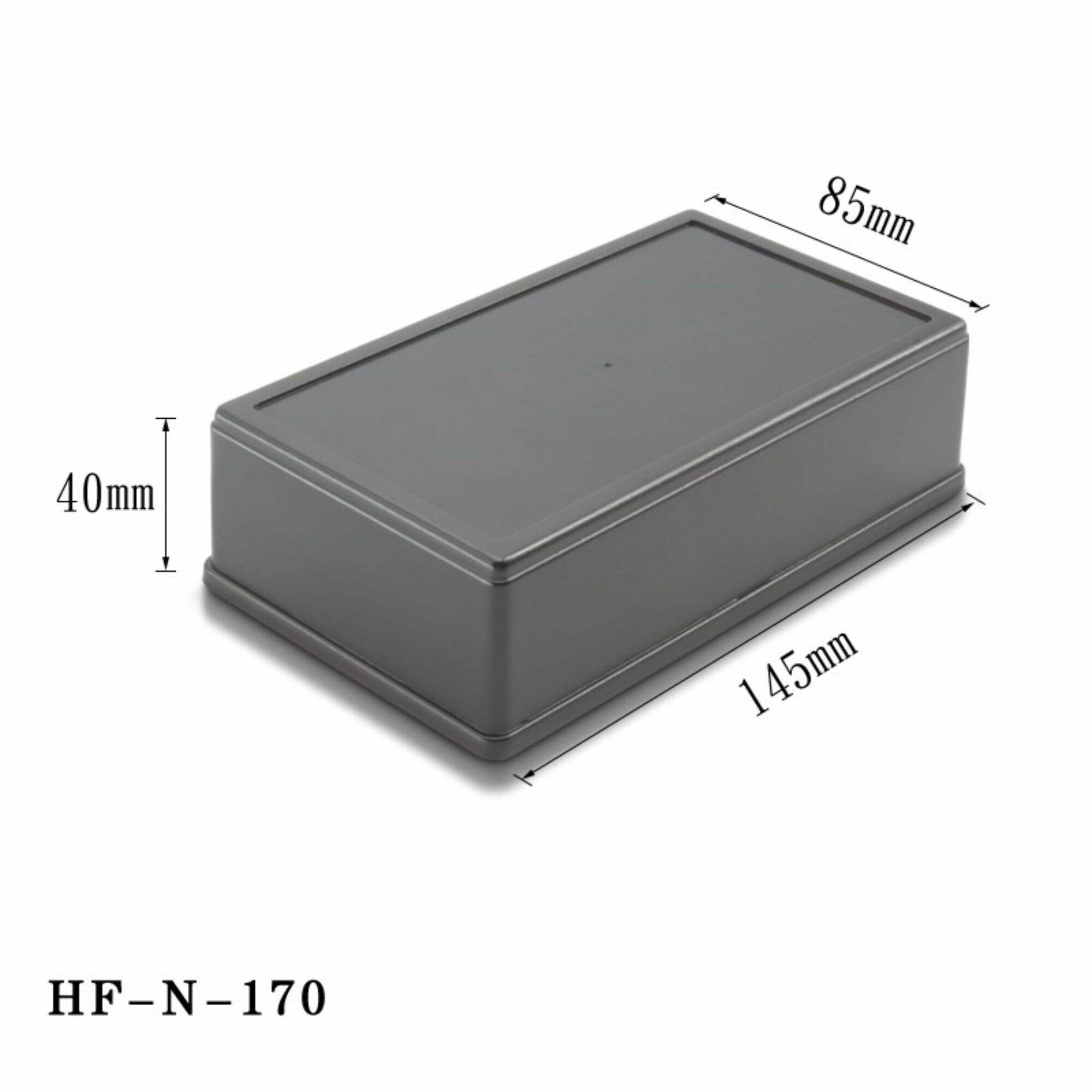 مخصص HF-N-170 صندوق مشروع كهربائي أسود صغير ABS البلاستيك GPS الضميمة