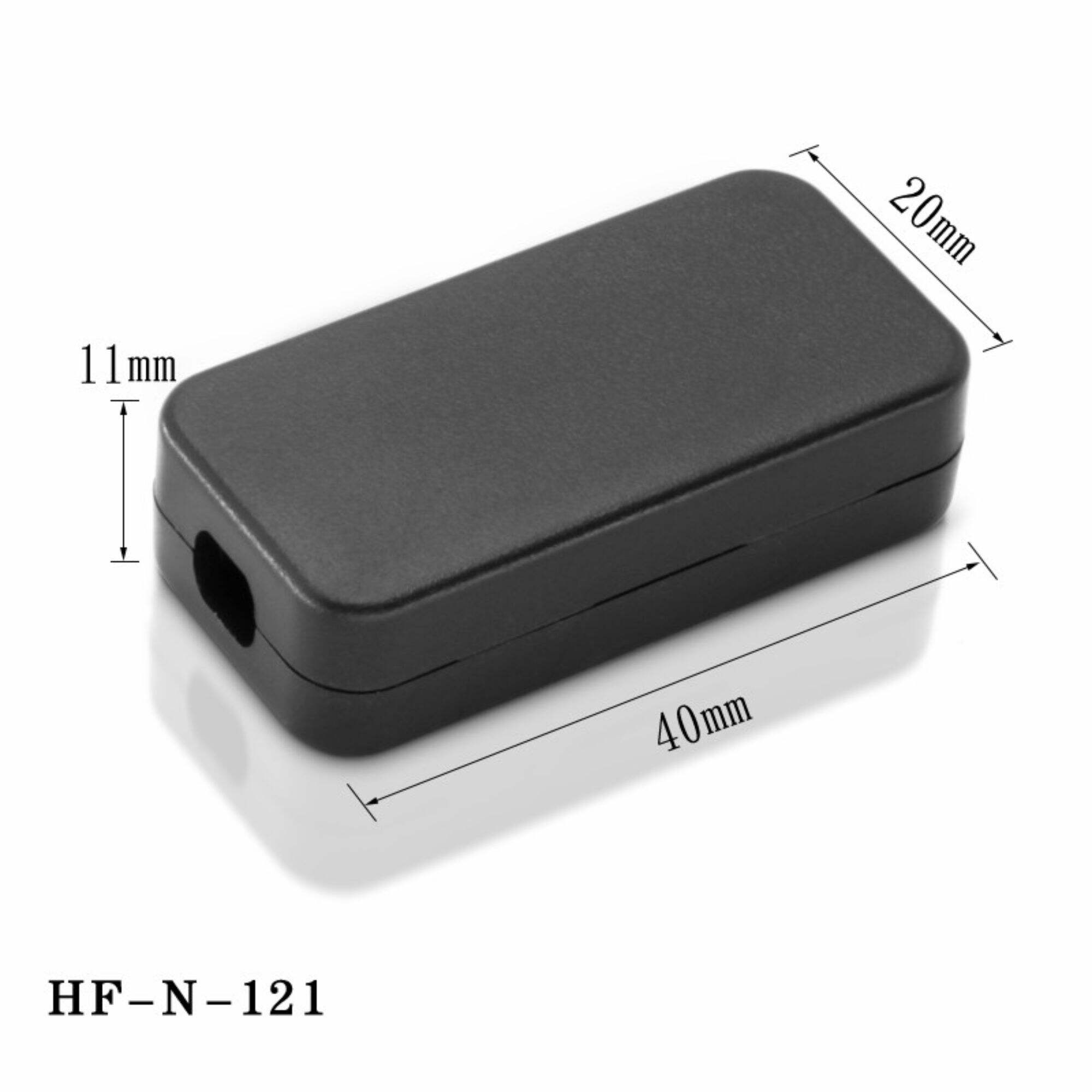 Customized HF-N-121 Black ABS Plastic Enclosure Electrical Junction Box