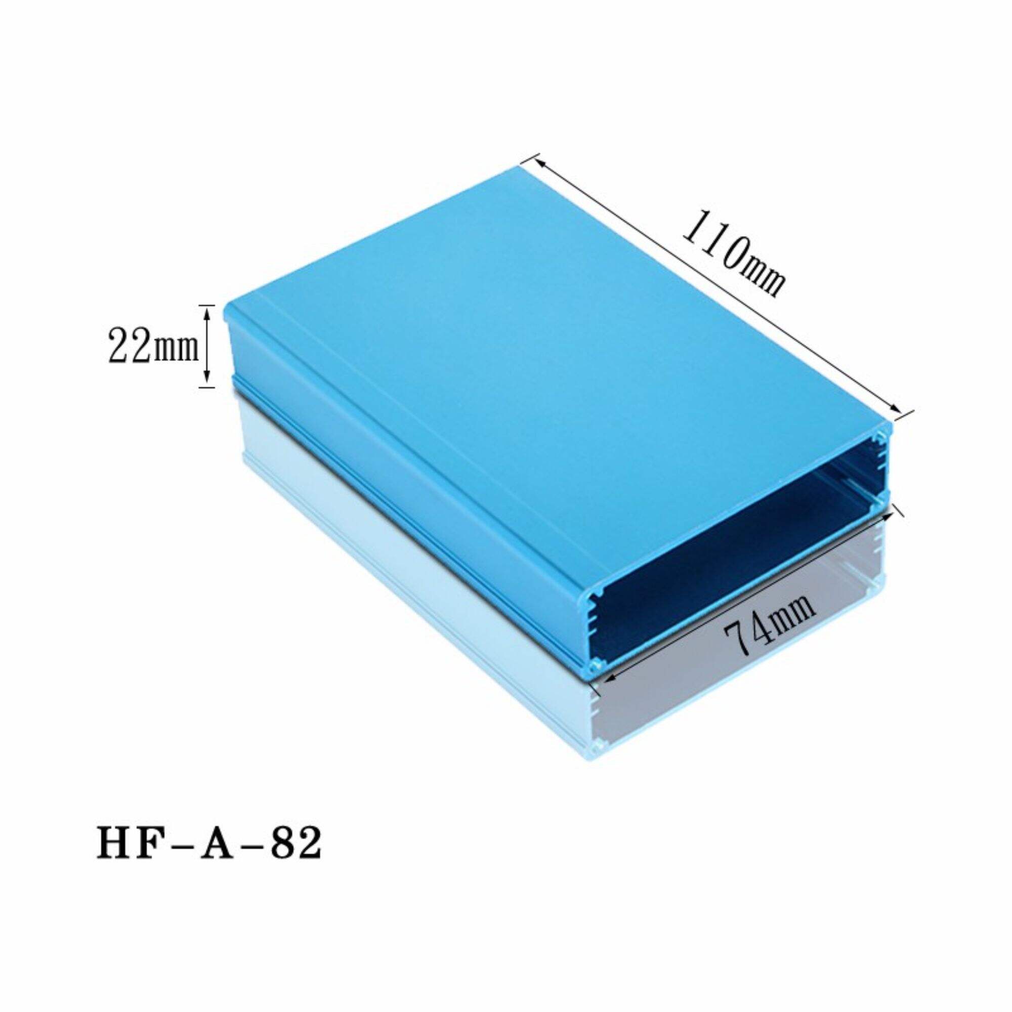 Metal Project Box Electronic Aluminum Extrusion Enclosure HF-A-82 For Pcb