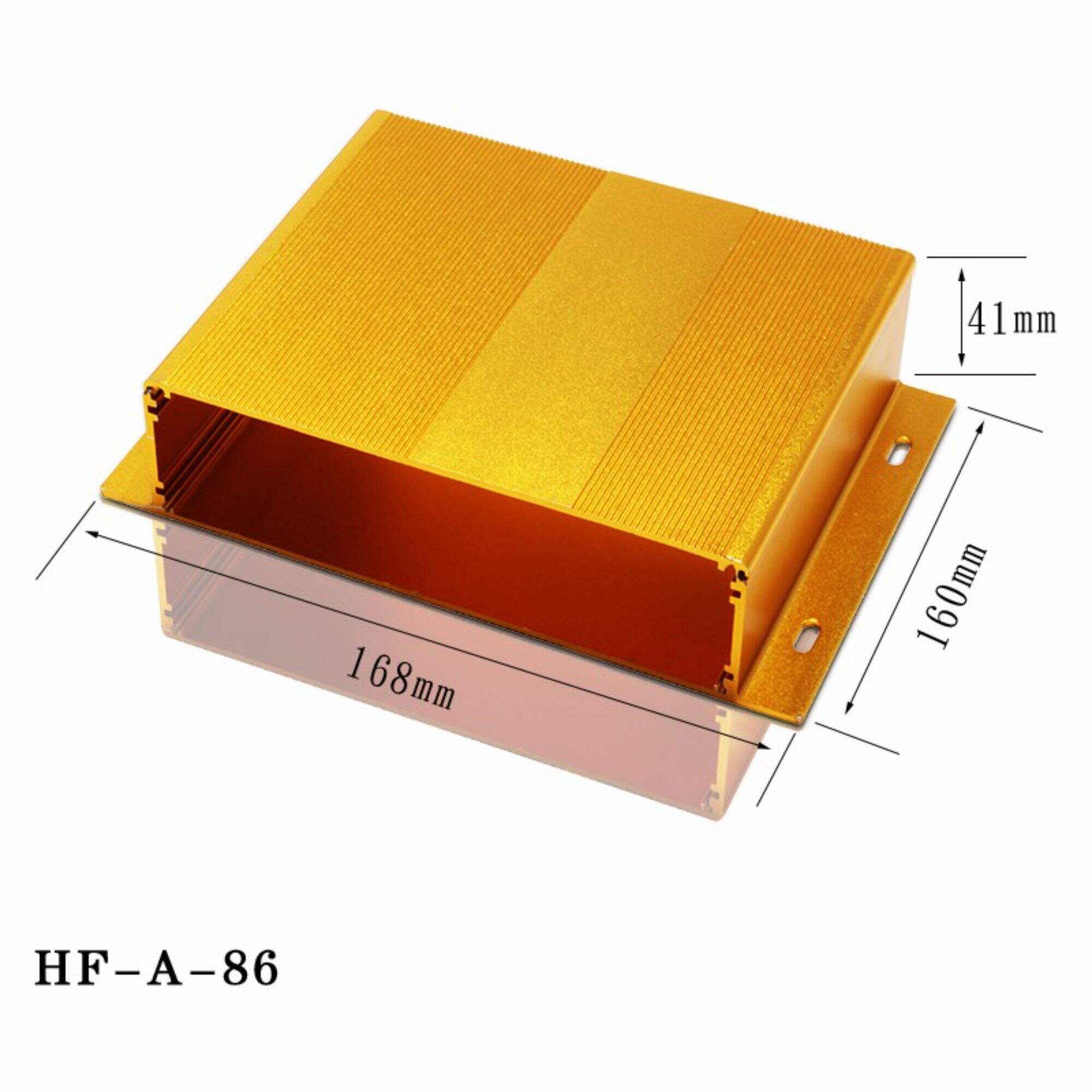 Customized Aluminum Extrusion Enclosure HF-A-86 Metal Project Cases Boxes