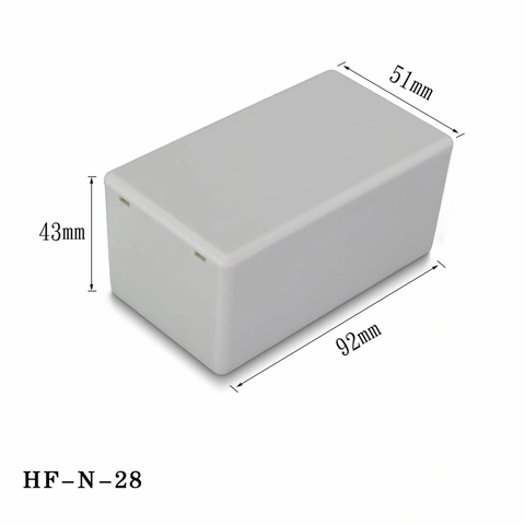 OEM Custom HF-N-28 Plastic Electrical Junction Boxes With Hinged Enclosure