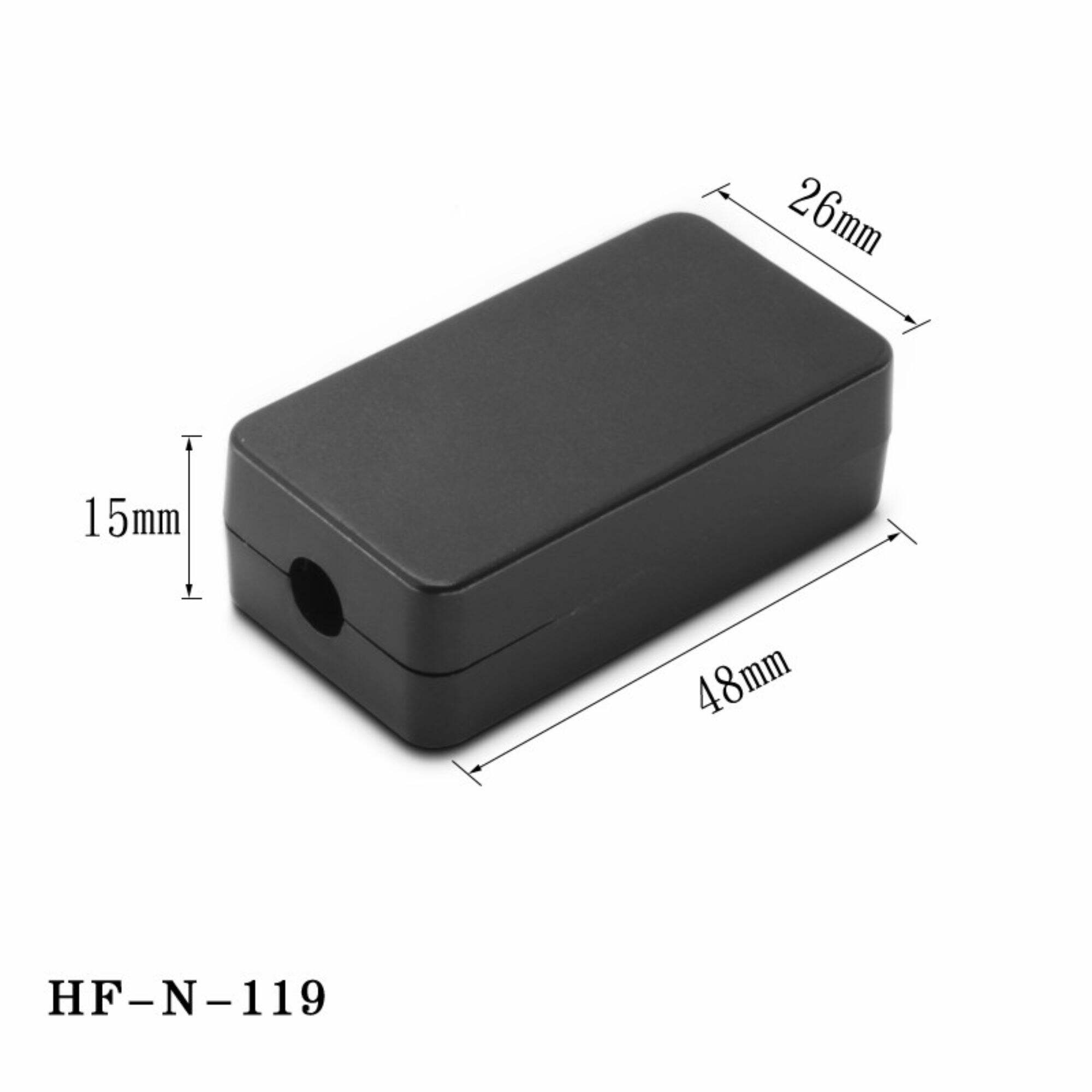 Customized HF-N-119 Small Black Power Supply Box Casing Electronic Enclosure