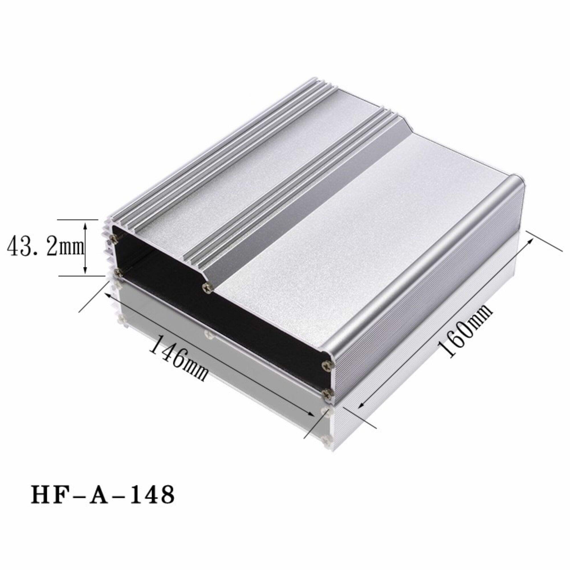 Kotak Persimpangan Aluminium HF-A-148 Casing Kontrol Listrik Logam Penutup PCB