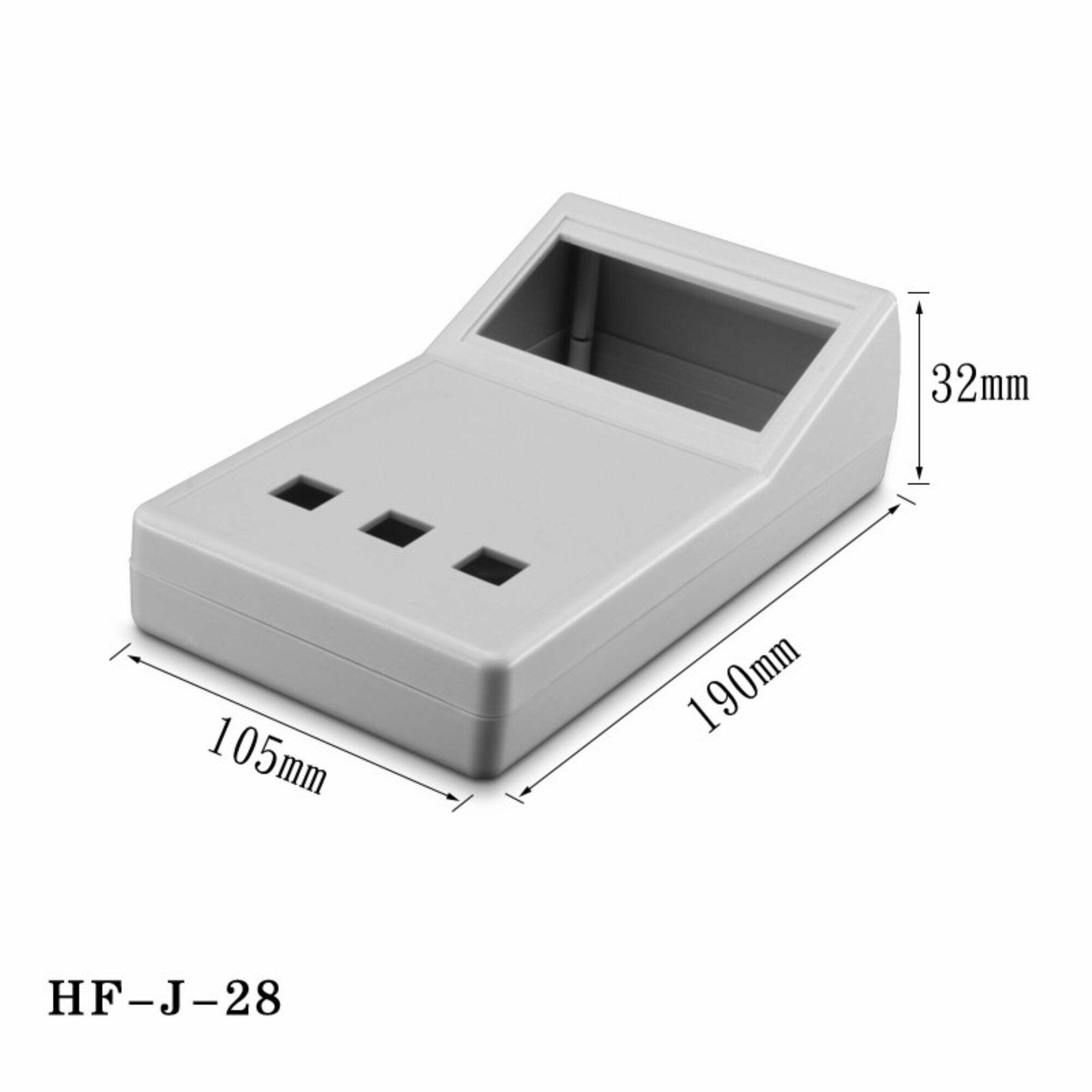 Boîte de personnalisation du fabricant d'usine avec fenêtre LCD, boîtier de bureau, batterie au Lithium, boîtier en plastique pour l'électronique