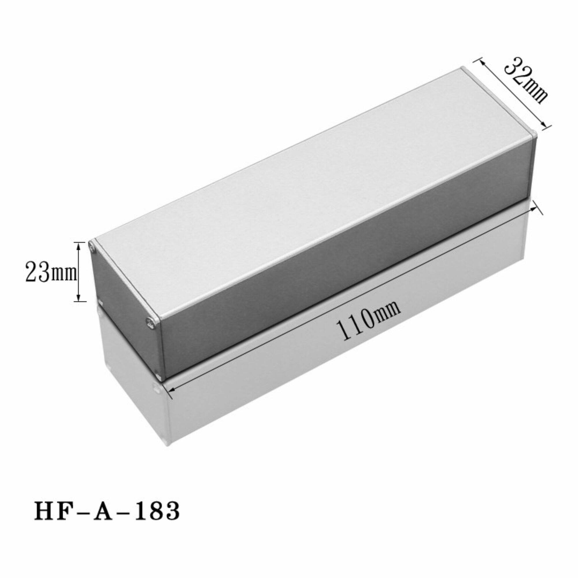 Anodized Aluminum Electronic Enclosures HF-A-183 Metal Extrusion Boxes