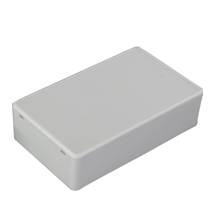 Petite clôture électronique adaptée aux besoins du client de boîtes de batterie en plastique de boîtier électronique d'ABS IP54 gris clair