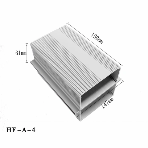 Caixa de alumínio expulsa industrial do alojamento do OEM do cerco HF-A-4 do metal