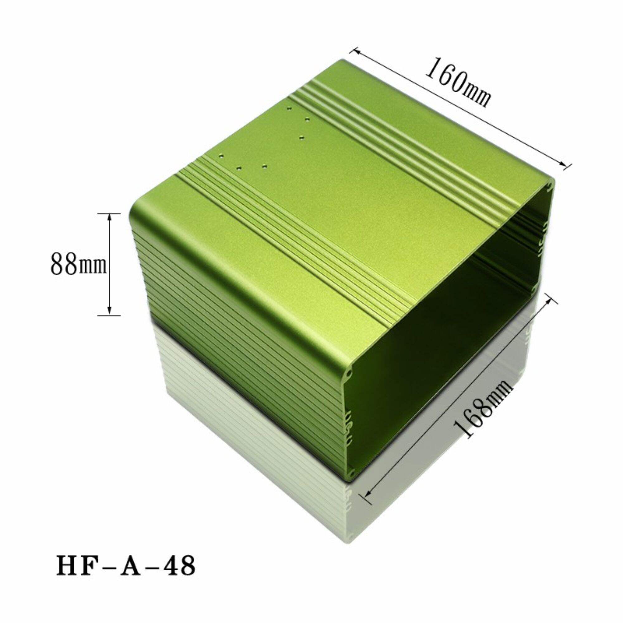 Metal Electronic Boxes Aluminum Extrusion Enclosure HF-A-48 For Pcb